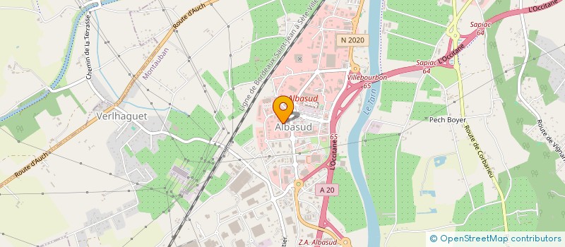 localisation de l'entreprise SCI L'ALBATROS  MONTAUBAN