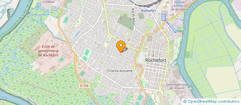 localisation de l'entreprise SCI L'ALBATROS  ROCHEFORT