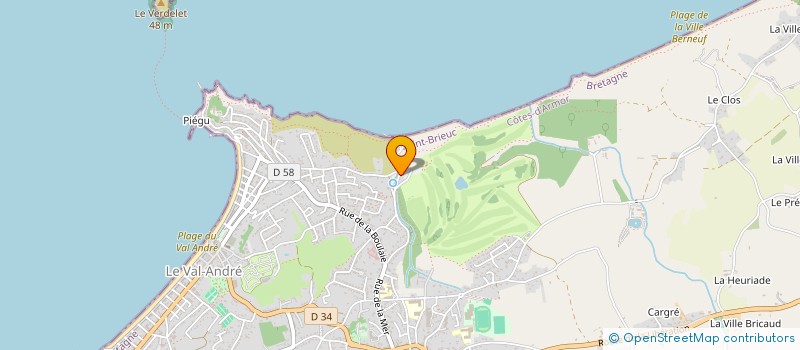 localisation de l'entreprise SCI L'ALBATROS DES VALLEES  PLENEUF-VAL-ANDRE