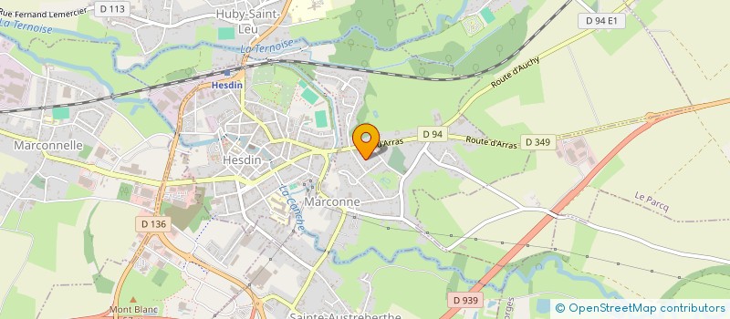 localisation de l'entreprise SCI L'ALCICLAN  MARCONNE