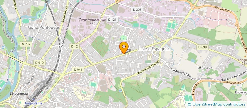 localisation de l'entreprise SCI L'ALCYON  L'ISLE-D'ESPAGNAC