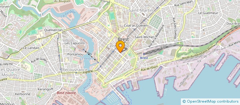 localisation de l'entreprise SCI L'ALIDADE à BREST