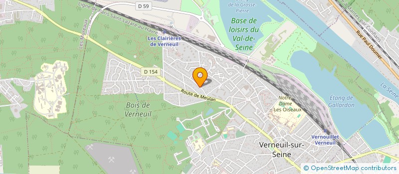 localisation de l'entreprise SCI L'ALISIER  VERNEUIL-SUR-SEINE