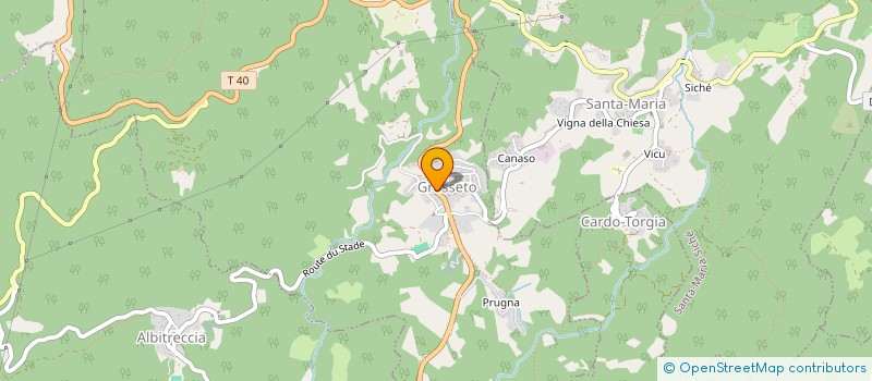 localisation de l'entreprise SCI L'ALIVETTU à GROSSETO-PRUGNA
