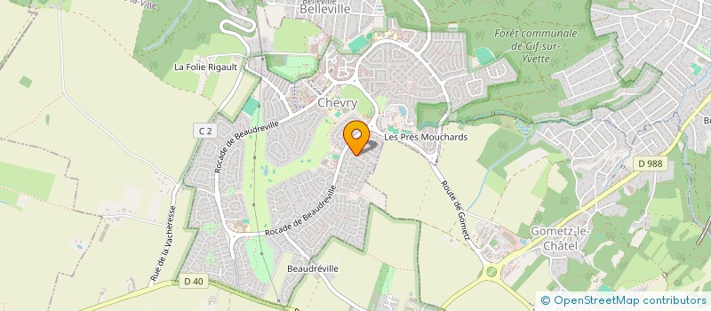 localisation de l'entreprise SCI L'ALIZIERE DE RUEL  GIF-SUR-YVETTE