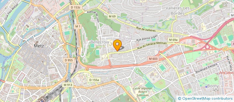 localisation de l'entreprise SCI L'ALLEE DU PARC DES COUVENTS à SAINT-JULIEN-LES-METZ