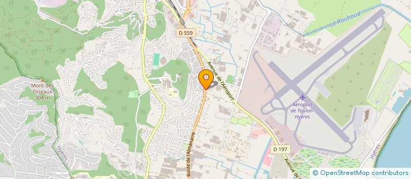 localisation de l'entreprise SCI L ALMANARRE  HYERES