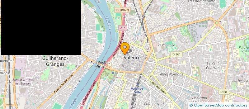 localisation de l'entreprise SCI L'ALOUETTE  VALENCE