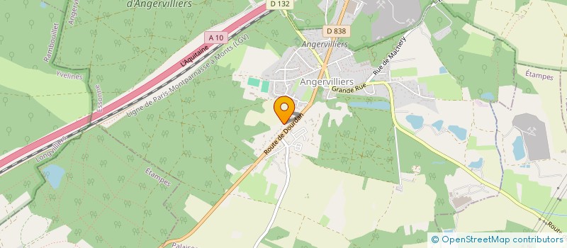 localisation de l'entreprise SCI L ALOUETTERIE à ANGERVILLIERS