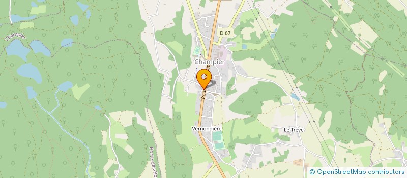 localisation de l'entreprise SCI L'ALPAGE  CHAMPIER