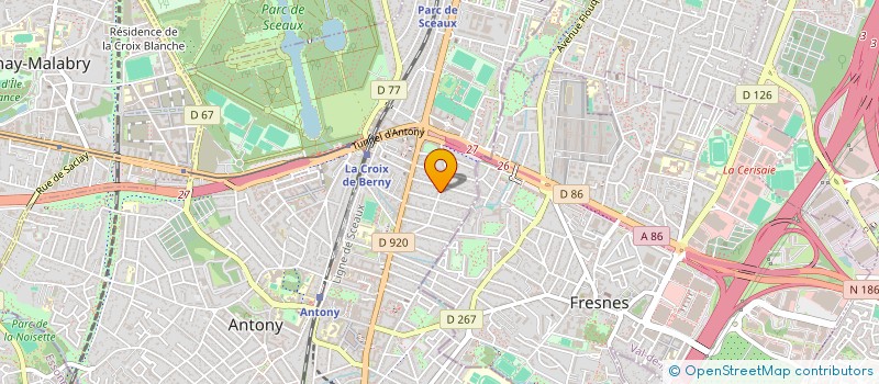 localisation de l'entreprise SCI L'ALPETTE à ANTONY