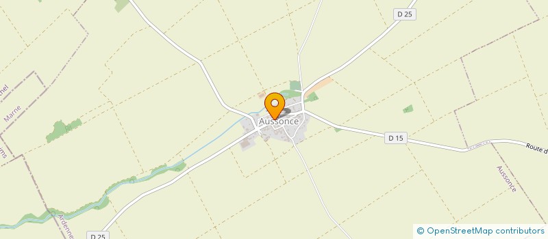 localisation de l'entreprise SCI L'ALSONTAINE  AUSSONCE