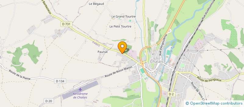 localisation de l'entreprise SCI L'ALZINA à CHALAIS
