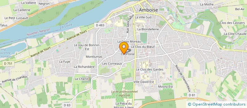 localisation de l'entreprise SCI L'AMAMBOISE  AMBOISE