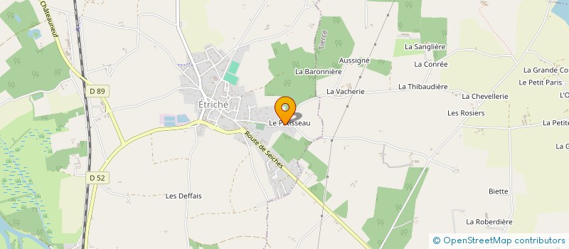 localisation de l'entreprise SCI L'AMANDERIE  ETRICHE