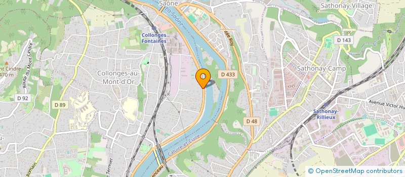 localisation de l'entreprise SCI L'AMANDIANE  COLLONGES-AU-MONT-D'OR