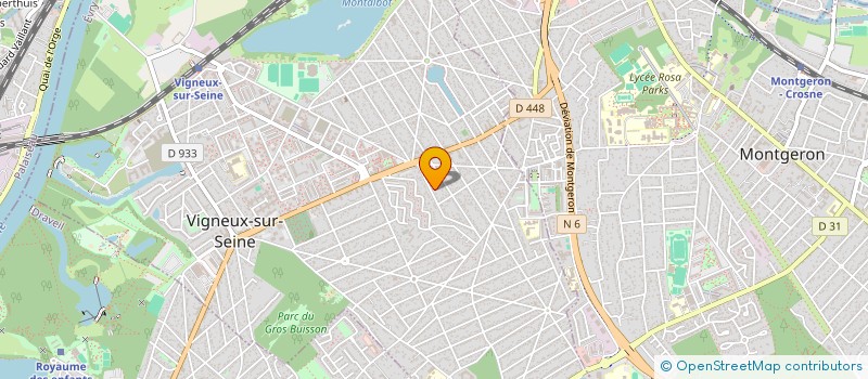 localisation de l'entreprise SCI L'AMANDIER à VIGNEUX-SUR-SEINE