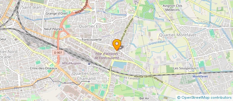 localisation de l'entreprise SCI L'AMANDIER  AVIGNON