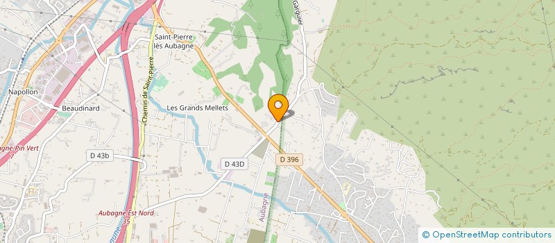 localisation de l'entreprise SCI L'AMANDIERE à AUBAGNE