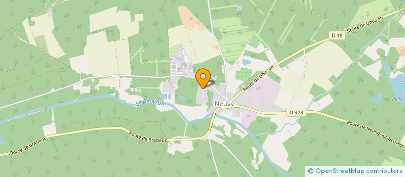 localisation de l'entreprise SCI L'AMANDIERE  FONTAINES EN SOLOGNE