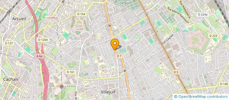 localisation de l'entreprise SCI L'AMANDINE  VILLEJUIF