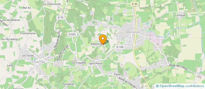 localisation de l'entreprise SCI L'AMAURY  MORANCE