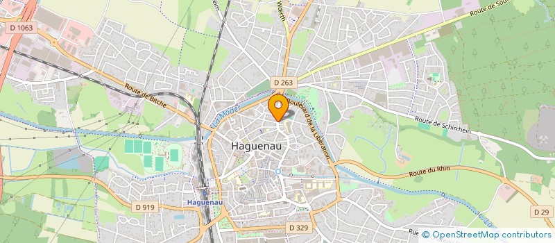 localisation de l'entreprise SCI L AMBASSADEUR à HAGUENAU