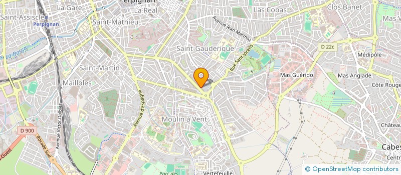 localisation de l'entreprise SCI L AMBASSADEUR  PERPIGNAN