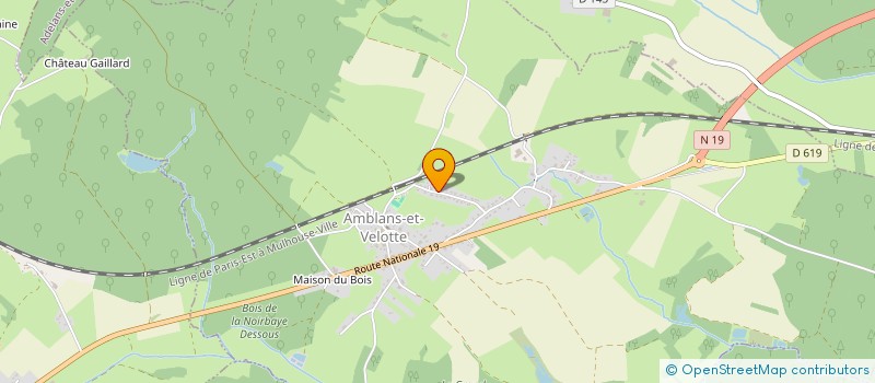 localisation de l'entreprise SCI L'AMBELLIPONTAINE  AMBLANS-ET-VELOTTE