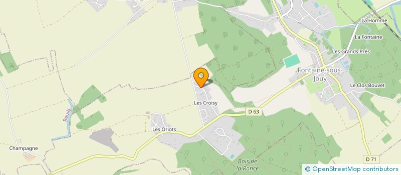 localisation de l'entreprise SCI L'AMBITION  FONTAINE-SOUS-JOUY