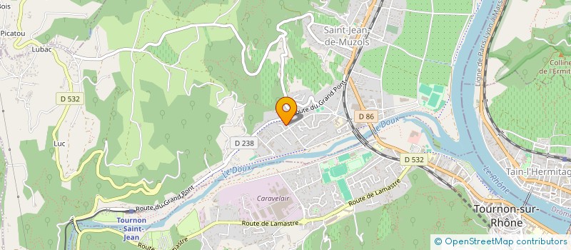 localisation de l'entreprise SCI L'AME BLEUE à SAINT-JEAN-DE-MUZOLS