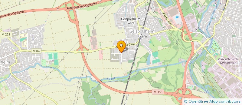 localisation de l'entreprise SCI L'AME DES CAROLINGIENS  GEISPOLSHEIM