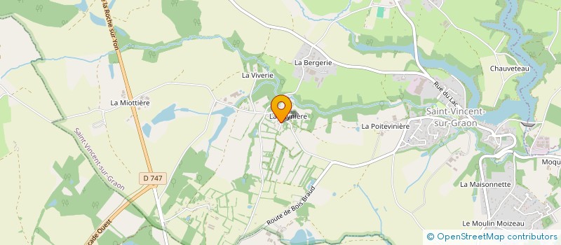 localisation de l'entreprise SCI L'AME DU TERROIR  SAINT-VINCENT-SUR-GRAON
