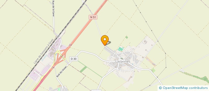 localisation de l'entreprise SCI L'AMEE  LAVANNES