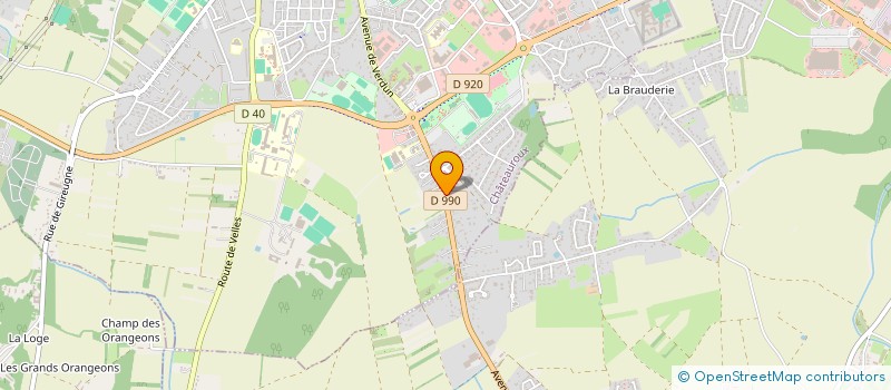 localisation de l'entreprise SCI L'AMENDIER  CHATEAUROUX