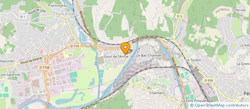 localisation de l'entreprise SCI L'AMER DE LA CROIX à PERIGUEUX