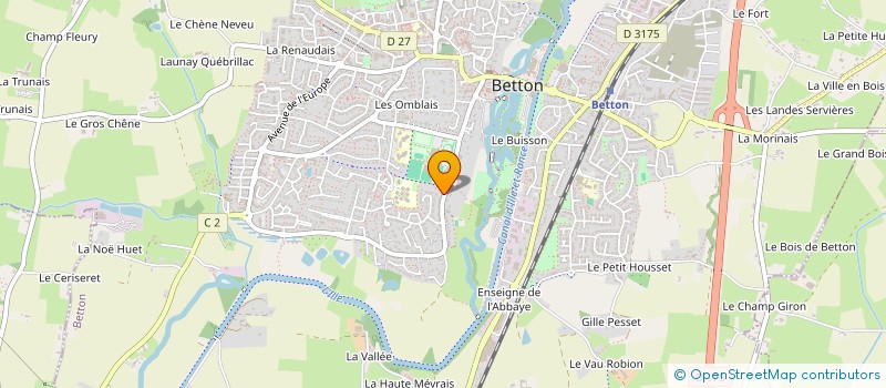 localisation de l'entreprise SCI L'AMER DU NORD  BETTON