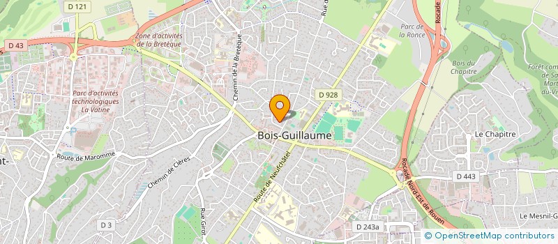 localisation de l'entreprise SCI L'AMESTRID  BOIS-GUILLAUME