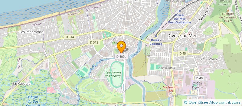 localisation de l'entreprise SCI L'AMETHYSTE  CABOURG