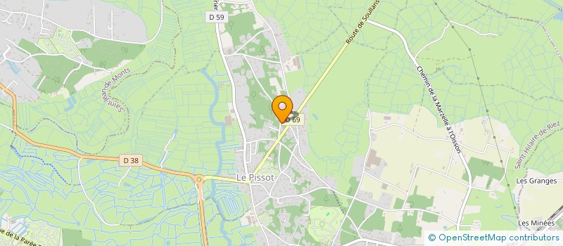 localisation de l'entreprise SCI L'AMETHYSTE à SAINT-HILAIRE-DE-RIEZ