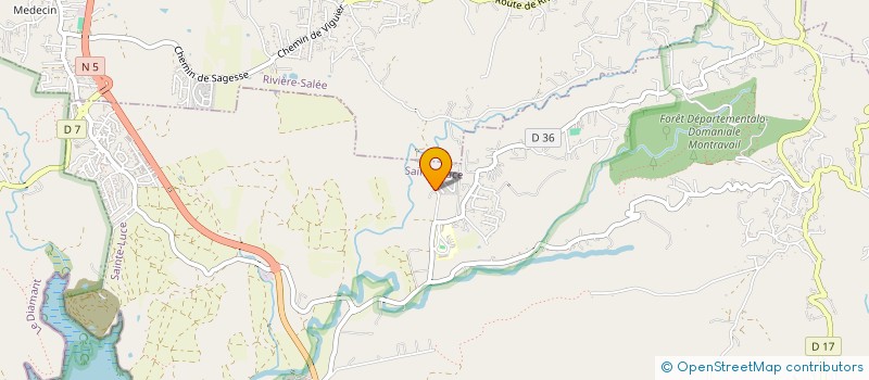 localisation de l'entreprise SCI L'AMETHYSTE DES ANTILLES  SAINTE-LUCE