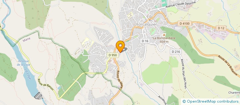 localisation de l'entreprise SCI L'AMI DU PAIN à FORCALQUIER