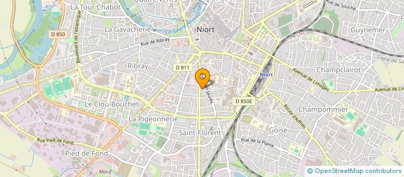 localisation de l'entreprise SCI L'AMIENOISE à NIORT