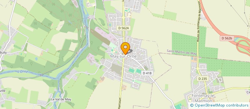 localisation de l'entreprise SCI L'AMMONITE  MAY-SUR-ORNE