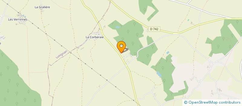 localisation de l'entreprise SCI L'AMOURETTE  CELLE-LEVESCAULT