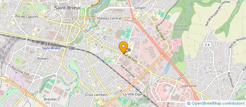 localisation de l'entreprise SCI L'AMPHITHEATRE à SAINT-BRIEUC