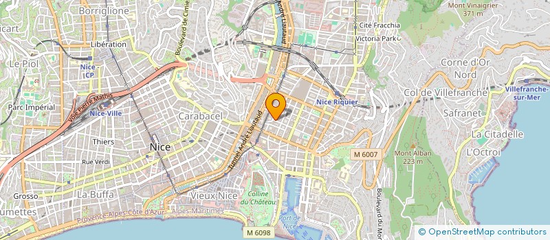 localisation de l'entreprise SCI L'AMPHITRYTE à NICE