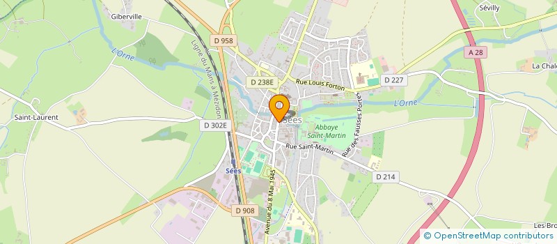 localisation de l'entreprise SCI L AN 2000 à SEES