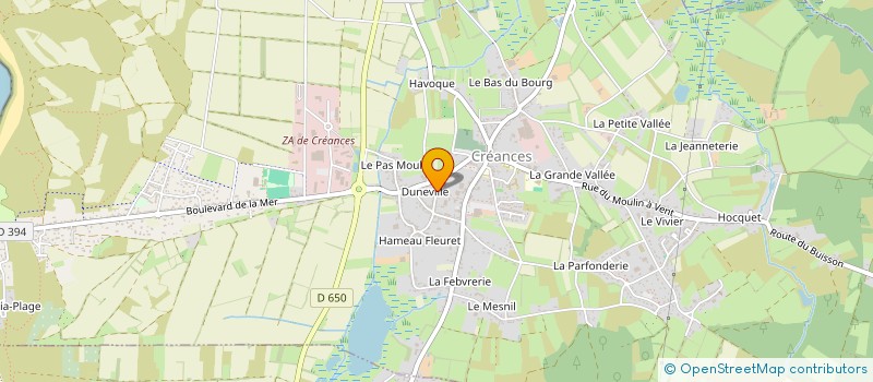localisation de l'entreprise SCI L'ANA à CREANCES