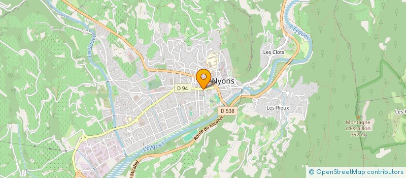 localisation de l'entreprise SCI L ANCIENNE GARE  NYONS